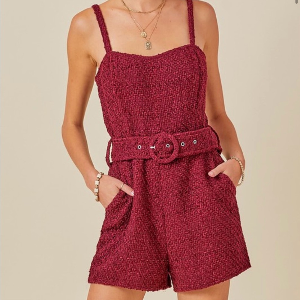 Tweed romper